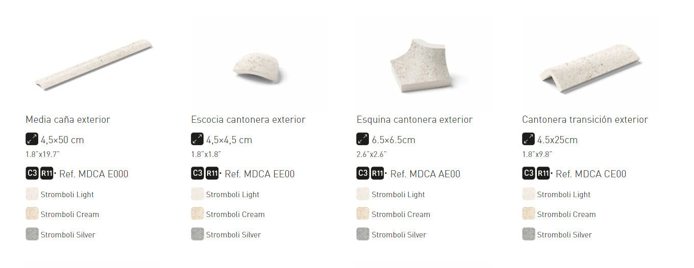 Special porcelain pieces from the Stromboli collection