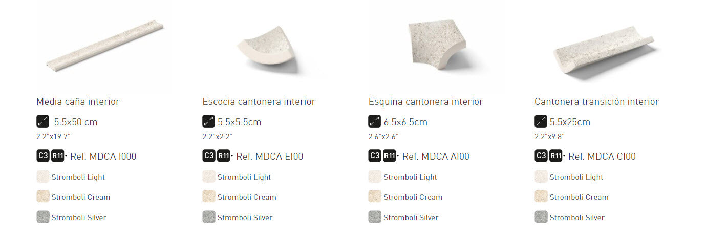 Special porcelain pieces from the Stromboli collection