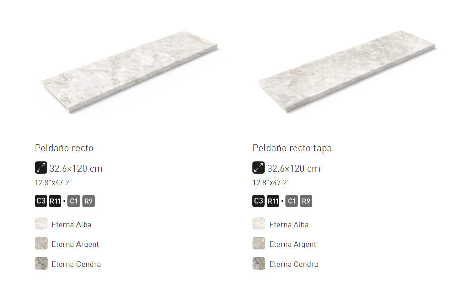 Special porcelain pieces from the Eterna collection