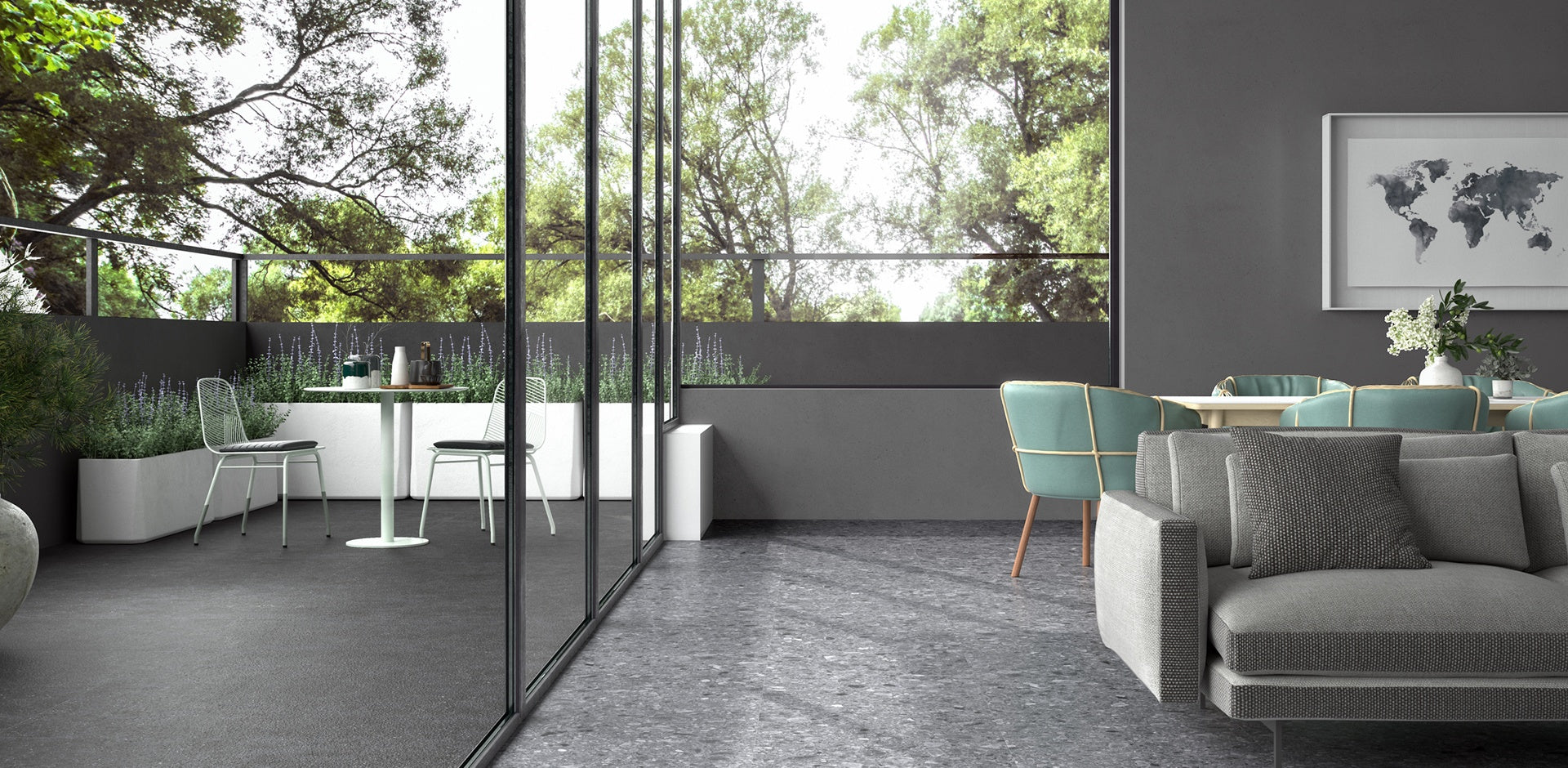 Pavimento porcelánico Kalksten