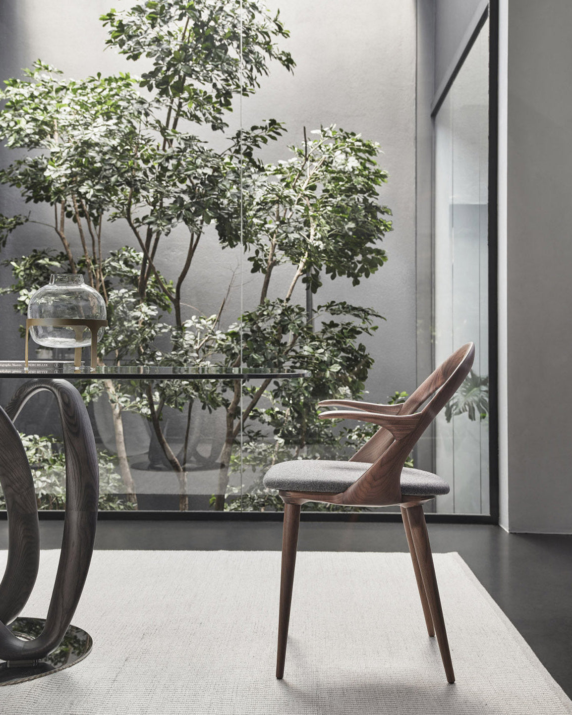 Silla de comedor Ester con reposabrazos