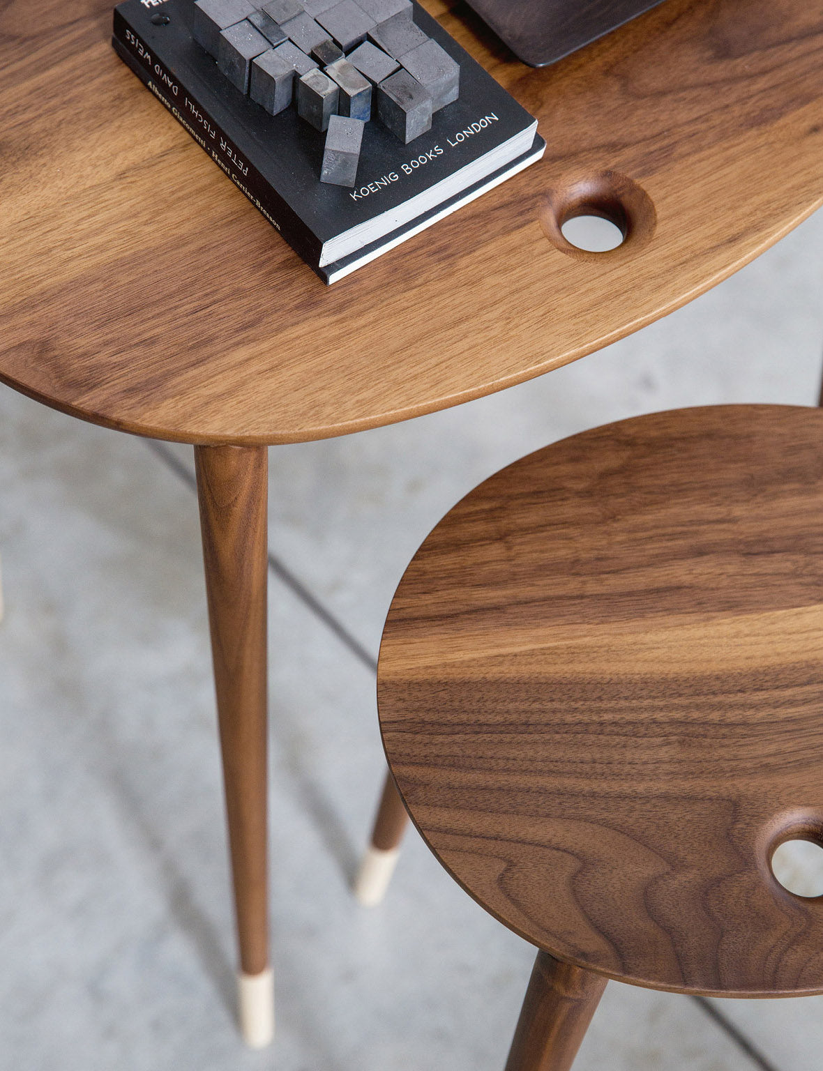 Pareja de mesas auxiliar Rogers