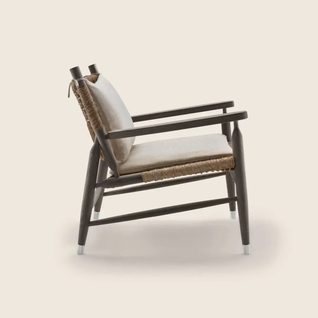 Tessa woven armchair 76x74 cm