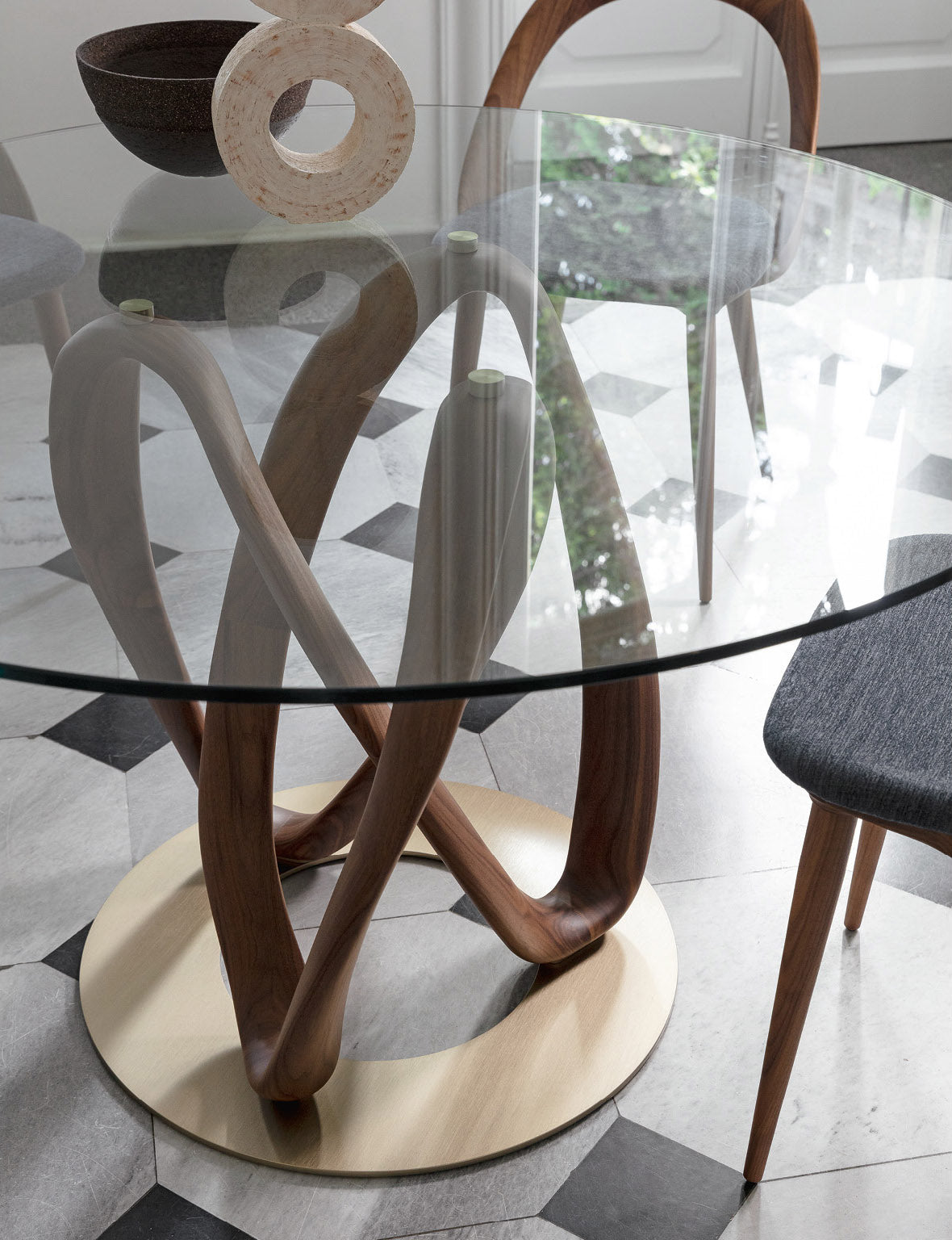 Mesa de comedor redonda Infinity