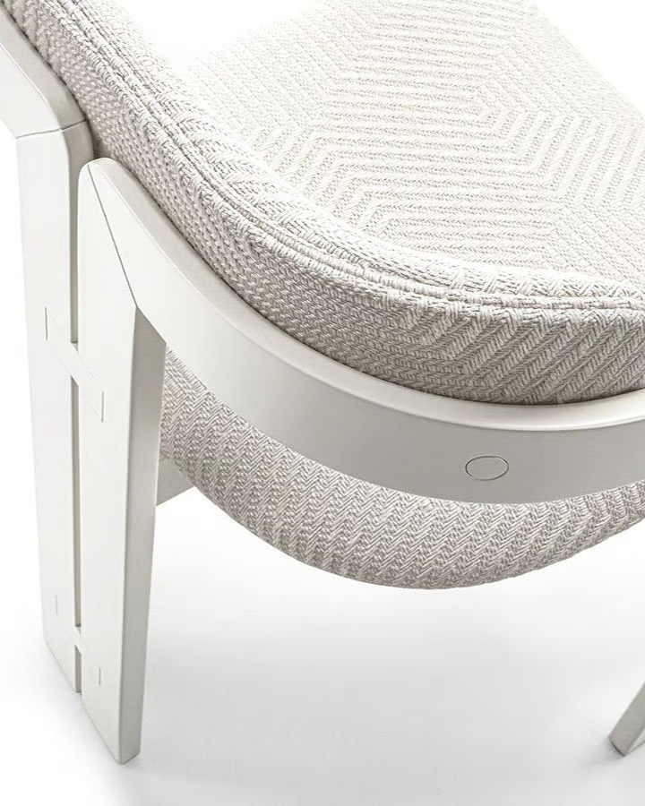 Silla de comedor 0414 10th Anniversary | Blanco Camarga