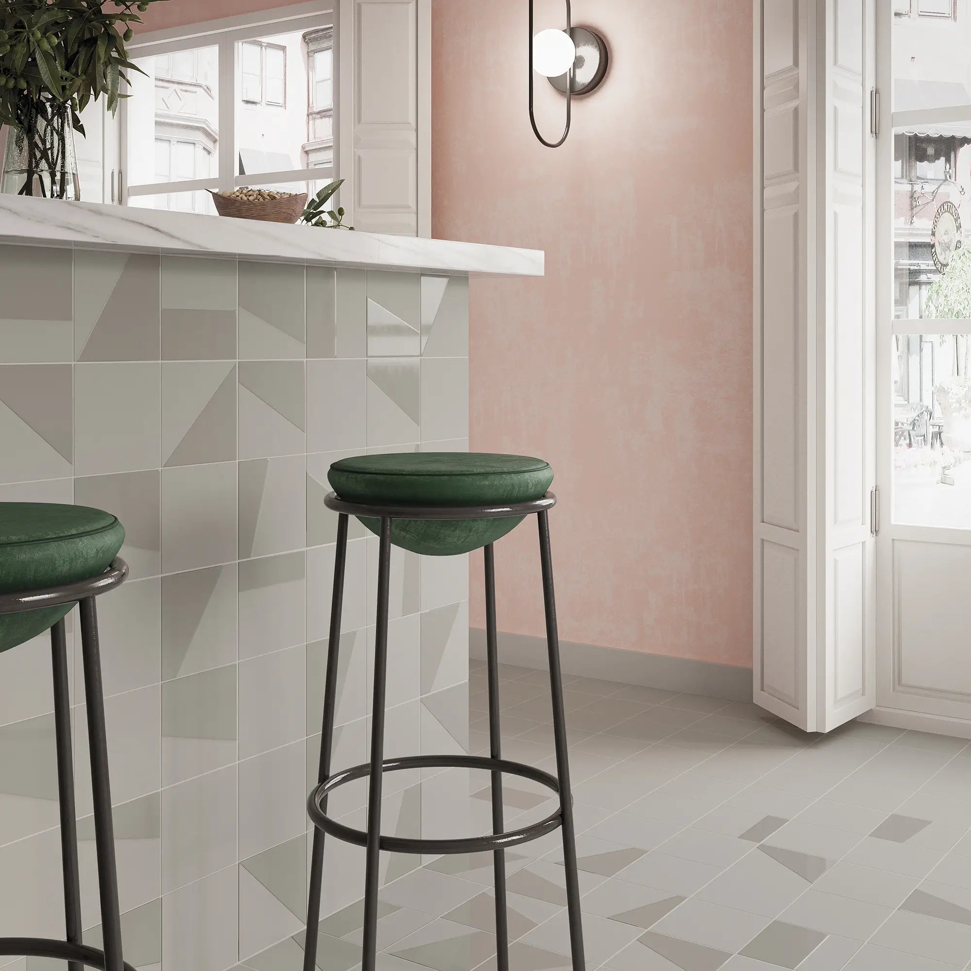 Duo collection porcelain flooring