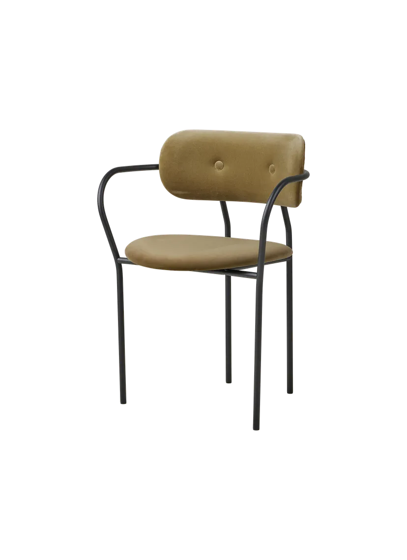 Silla de comedor con reposabrazos Coco