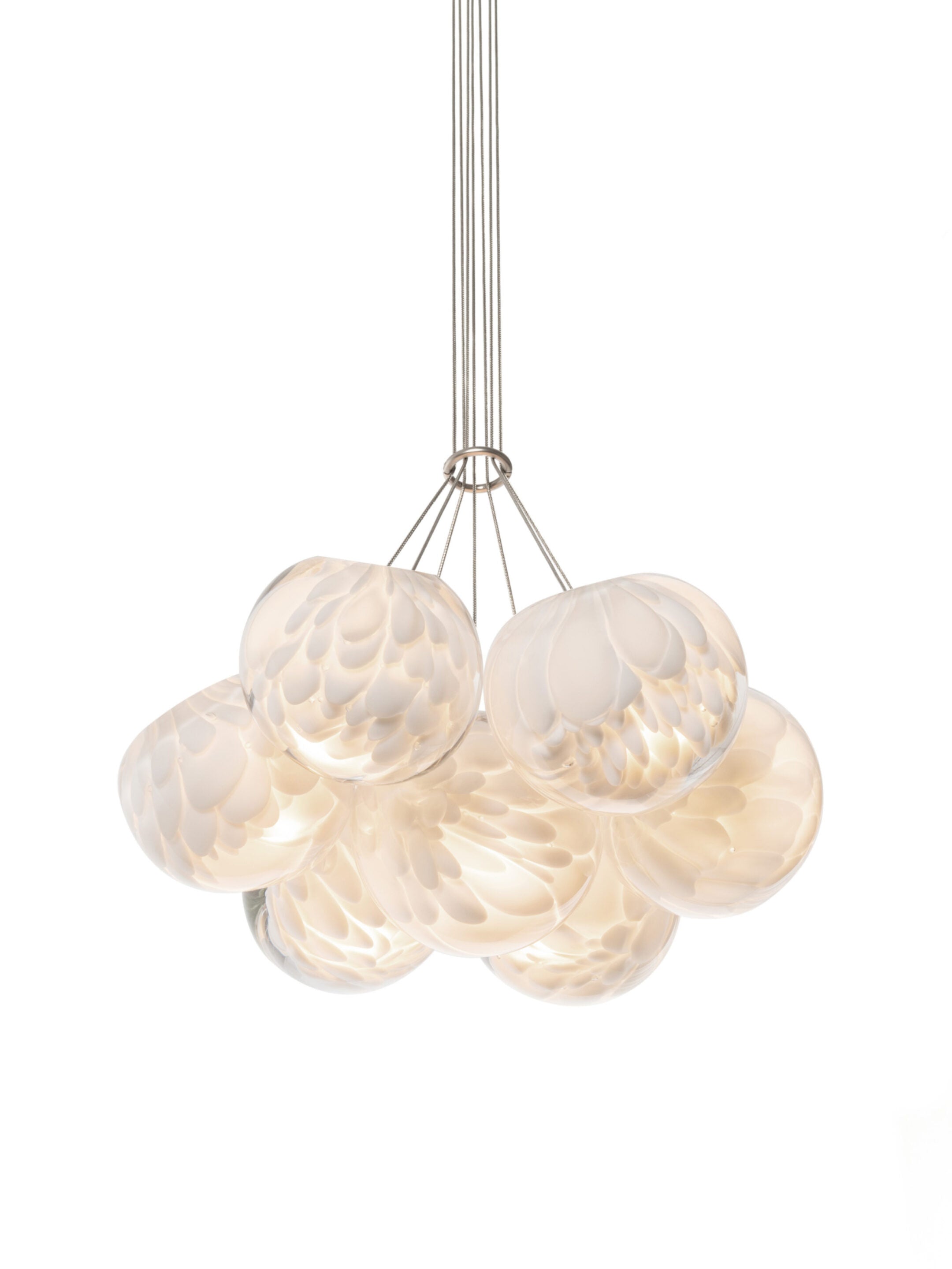 118.7 Cluster Ceiling Lamp | White Round
