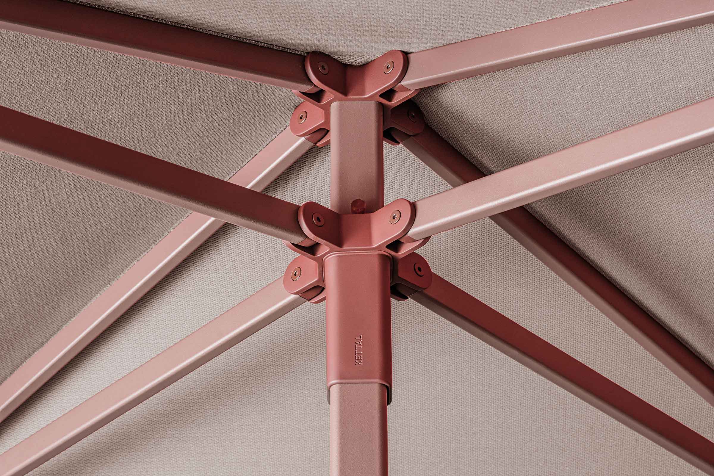 Meteo Parasol S 220 × 220 | Aluminum | Base with wheels