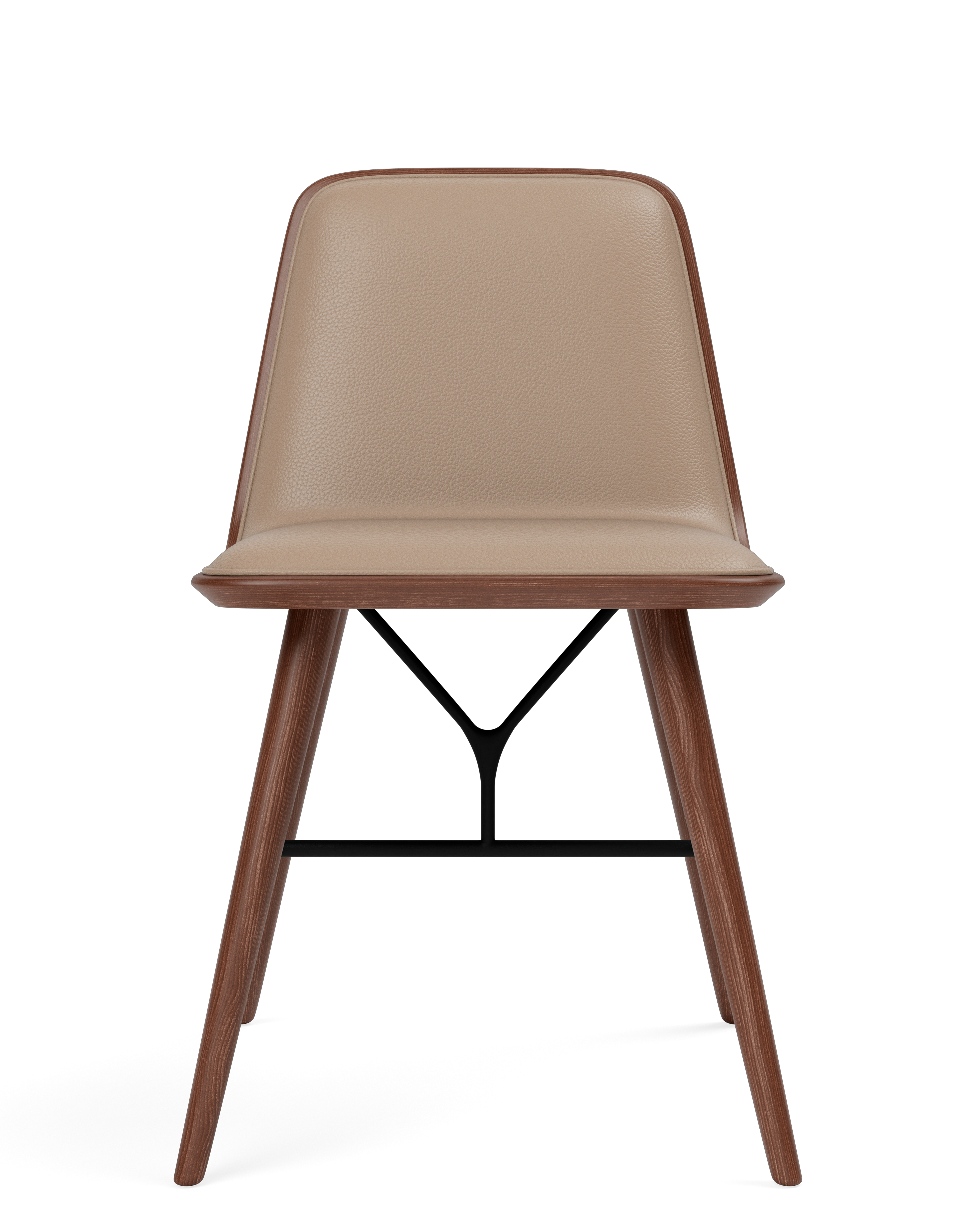 Spine Dining Chair Wooden Base