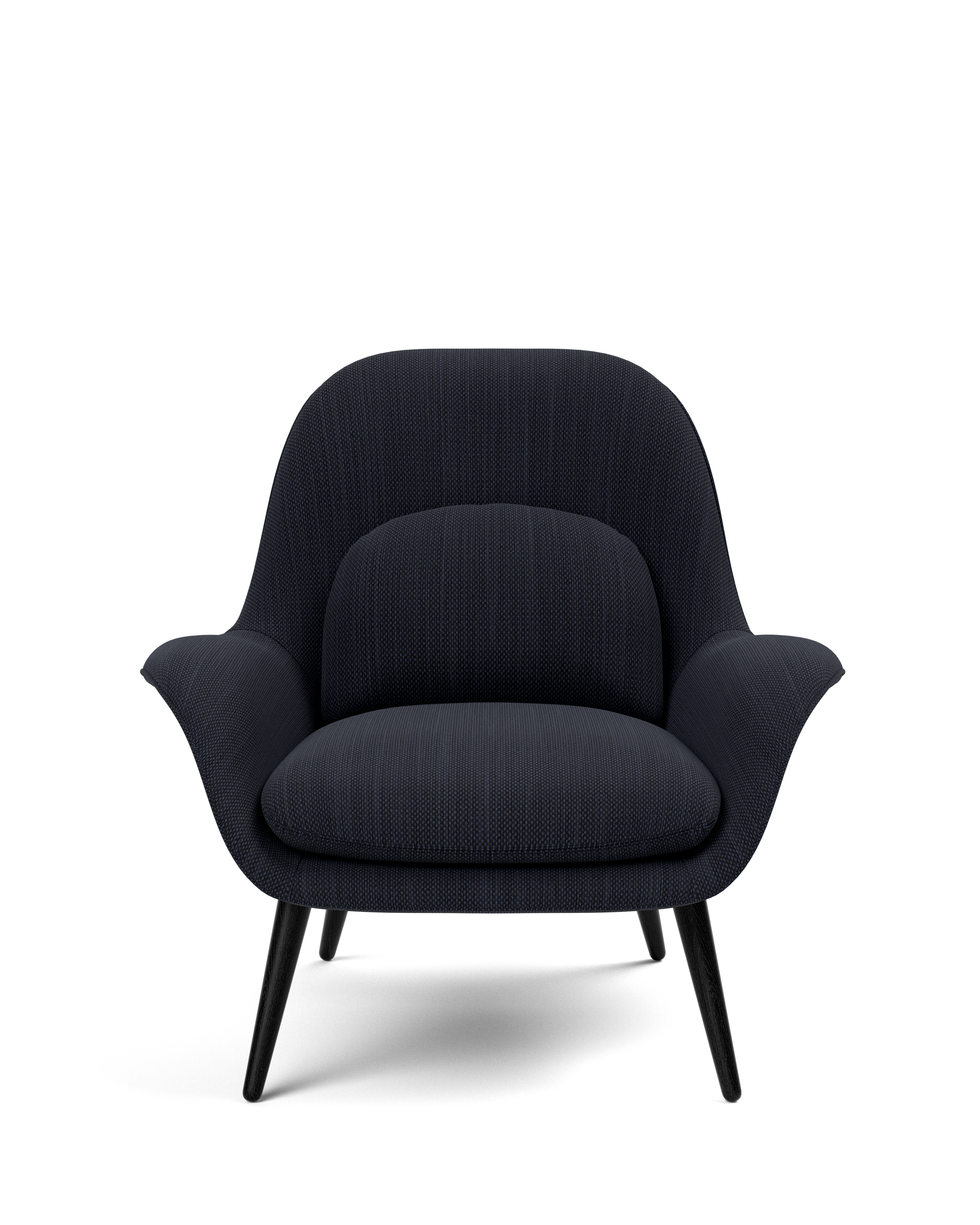 Sillón Swoon Lounge base de madera