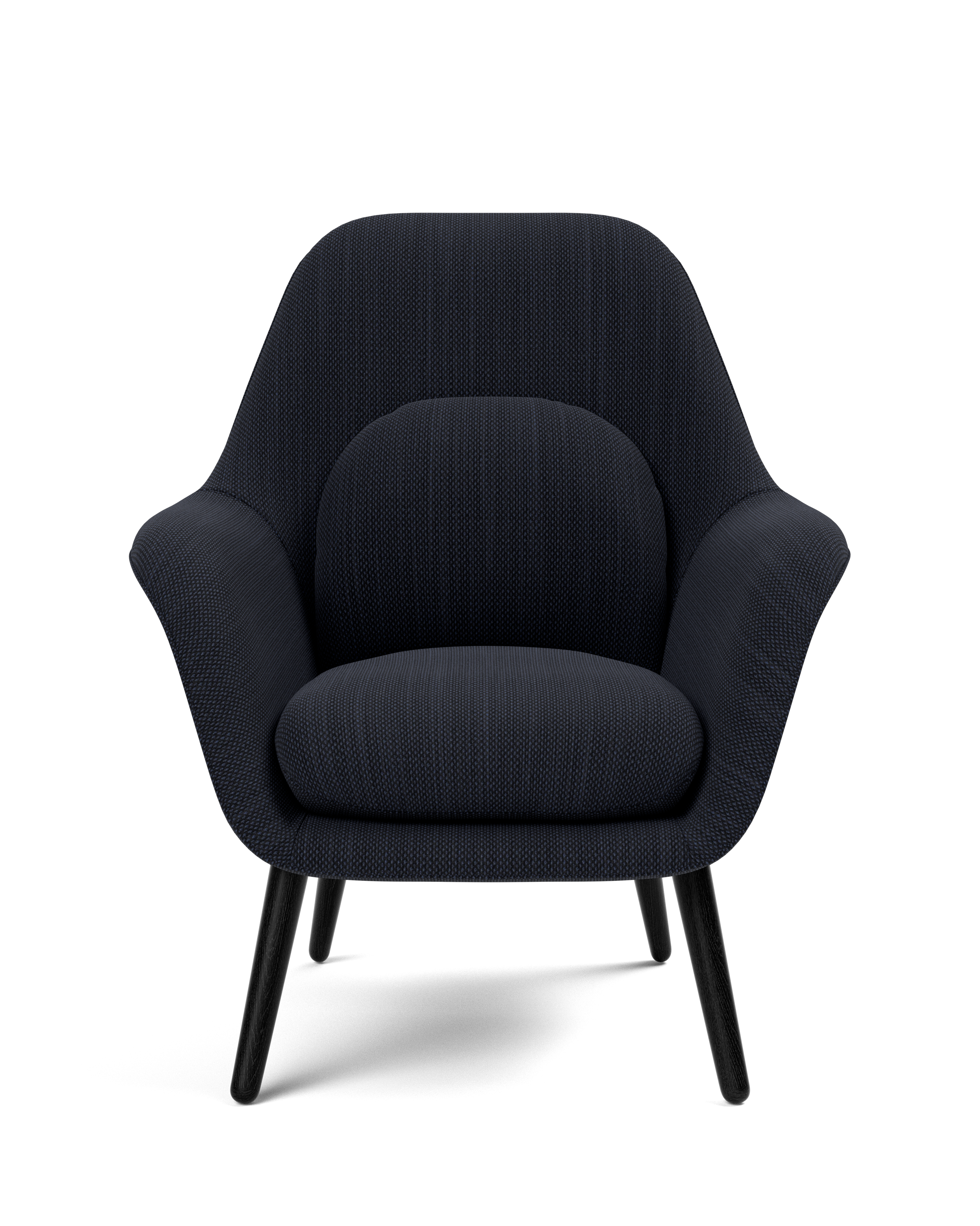 Swoon Petit armchair with wooden base