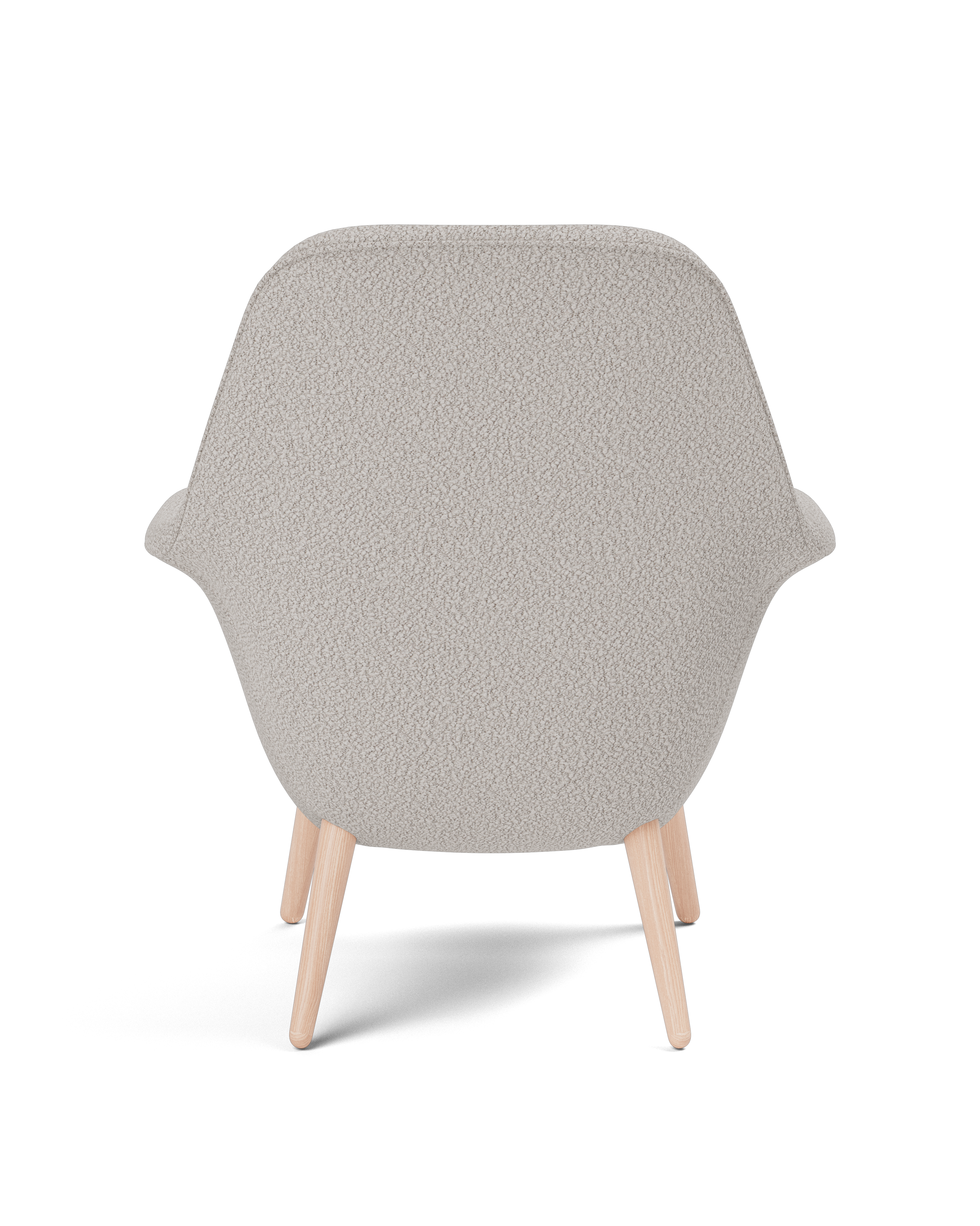 Swoon Petit armchair with wooden base