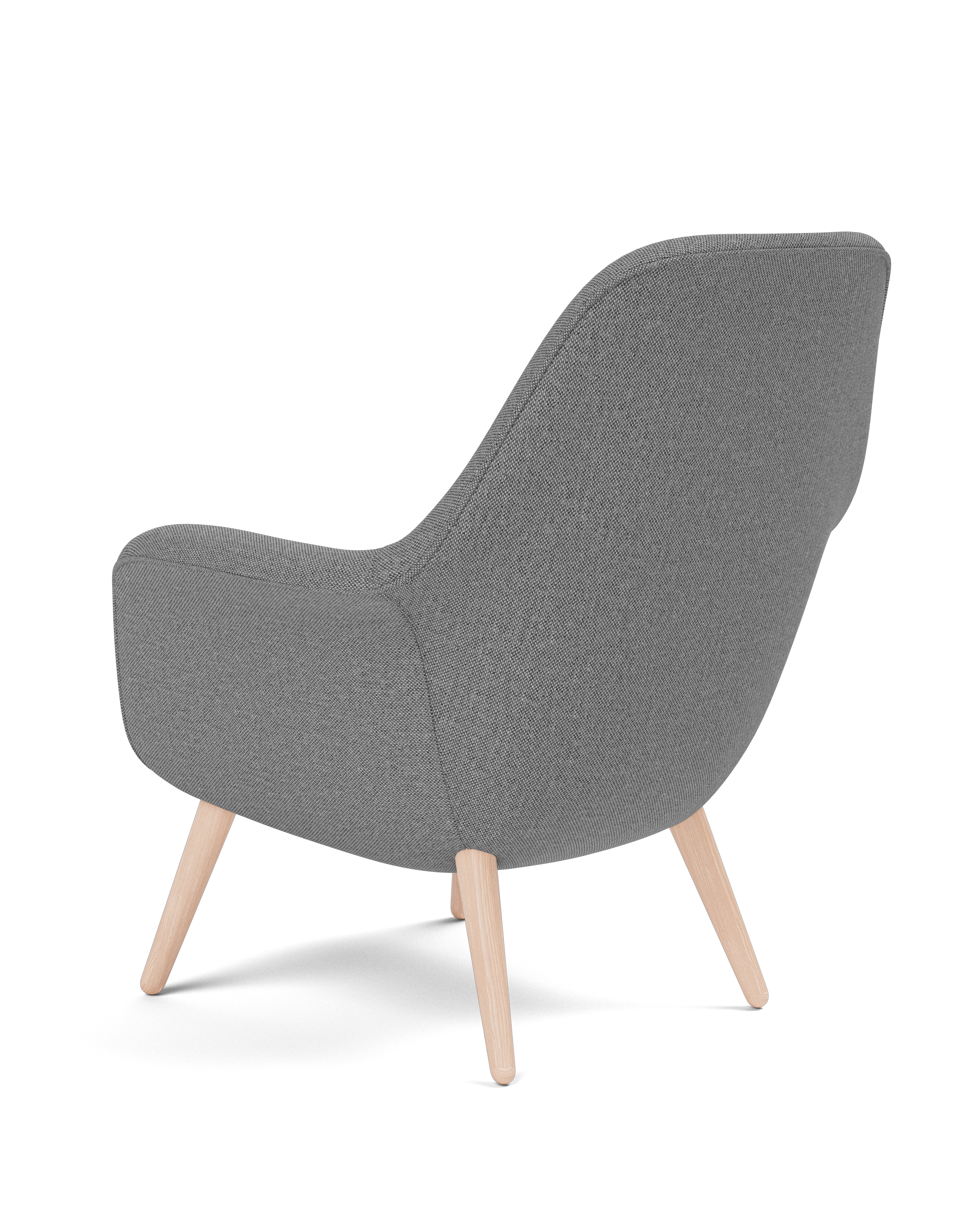 Swoon Petit armchair with wooden base