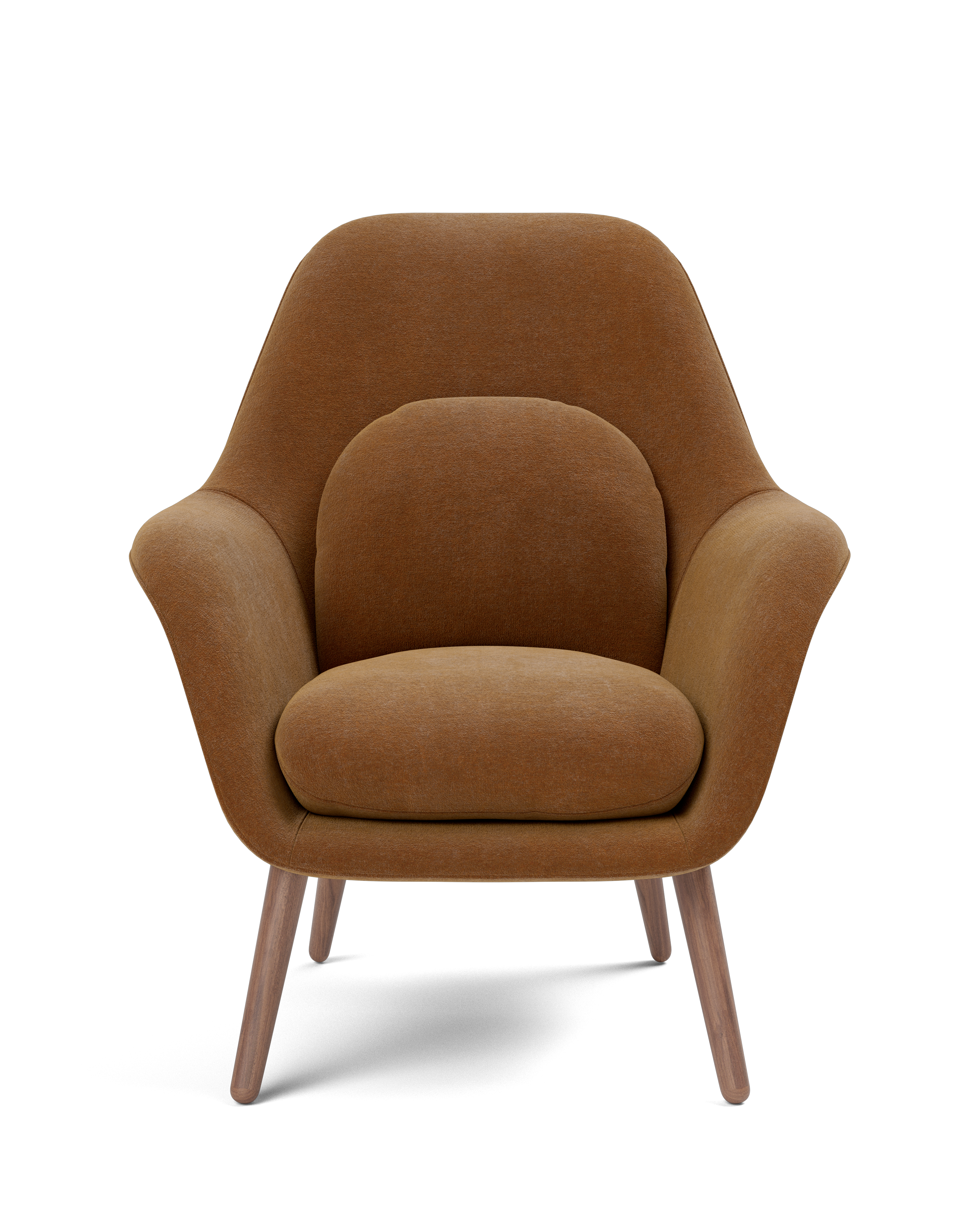 Swoon Petit armchair with wooden base