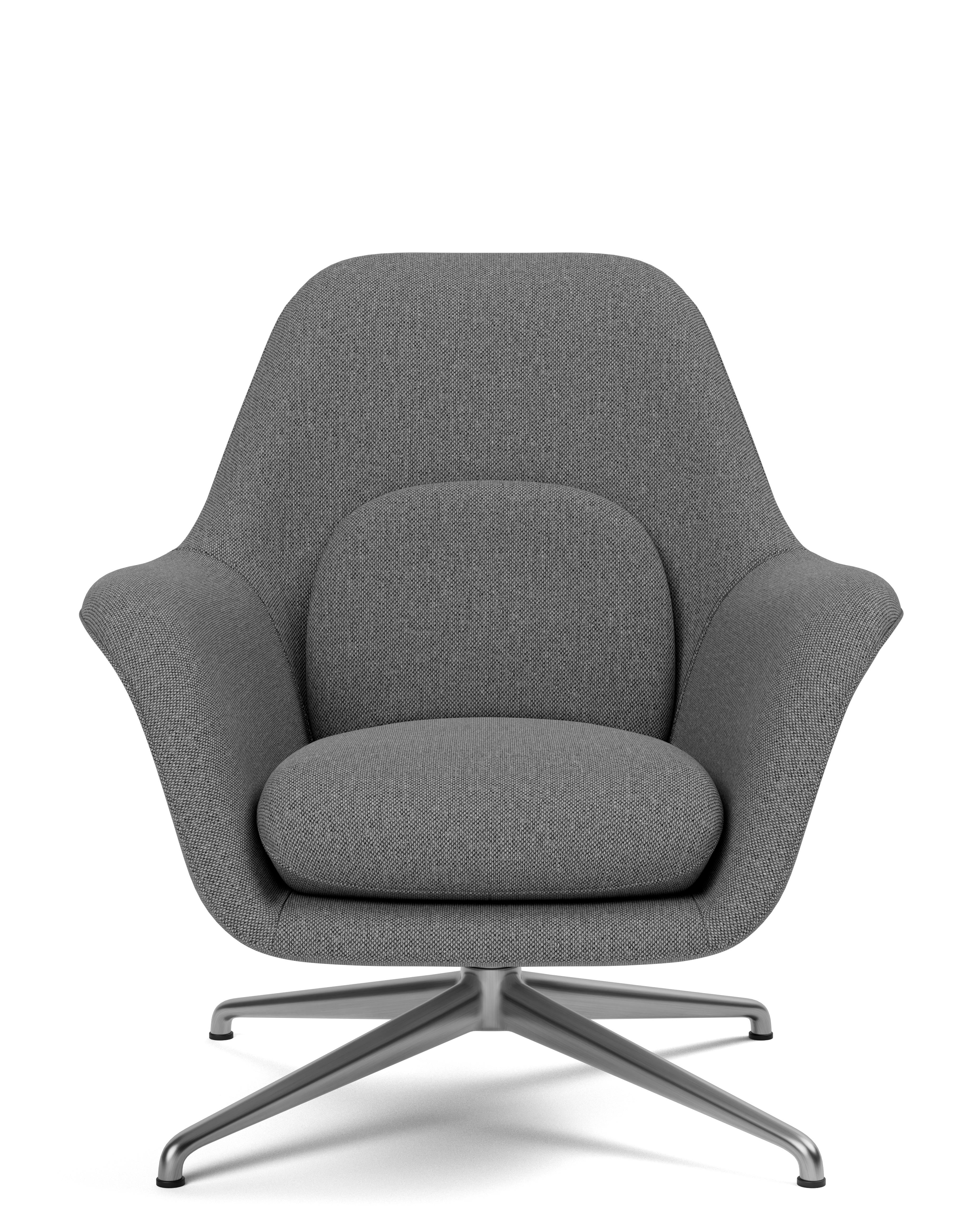 Petit Swoon Lounge Chair with Metal Base