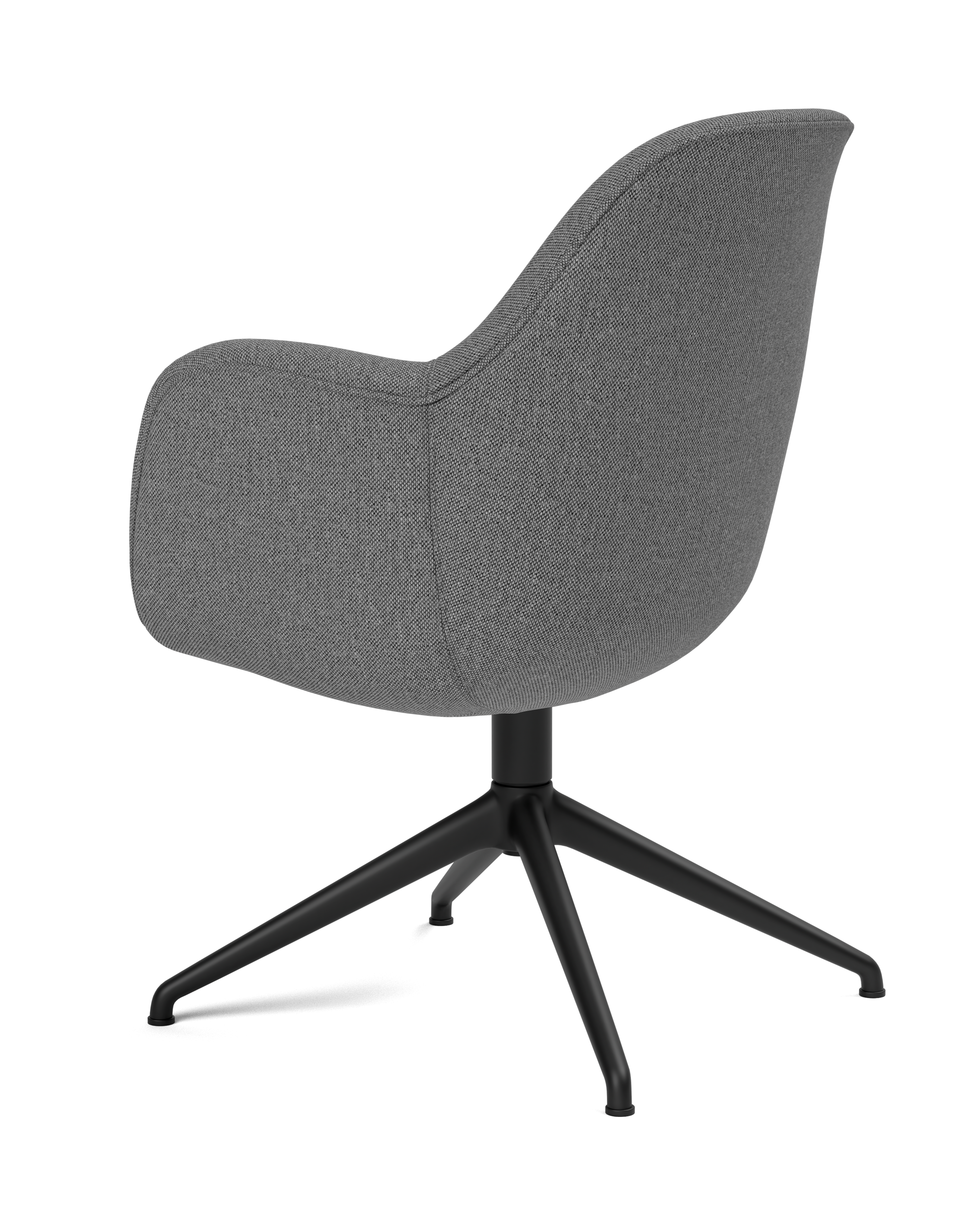 Silla de comedor Swoon con base giratoria