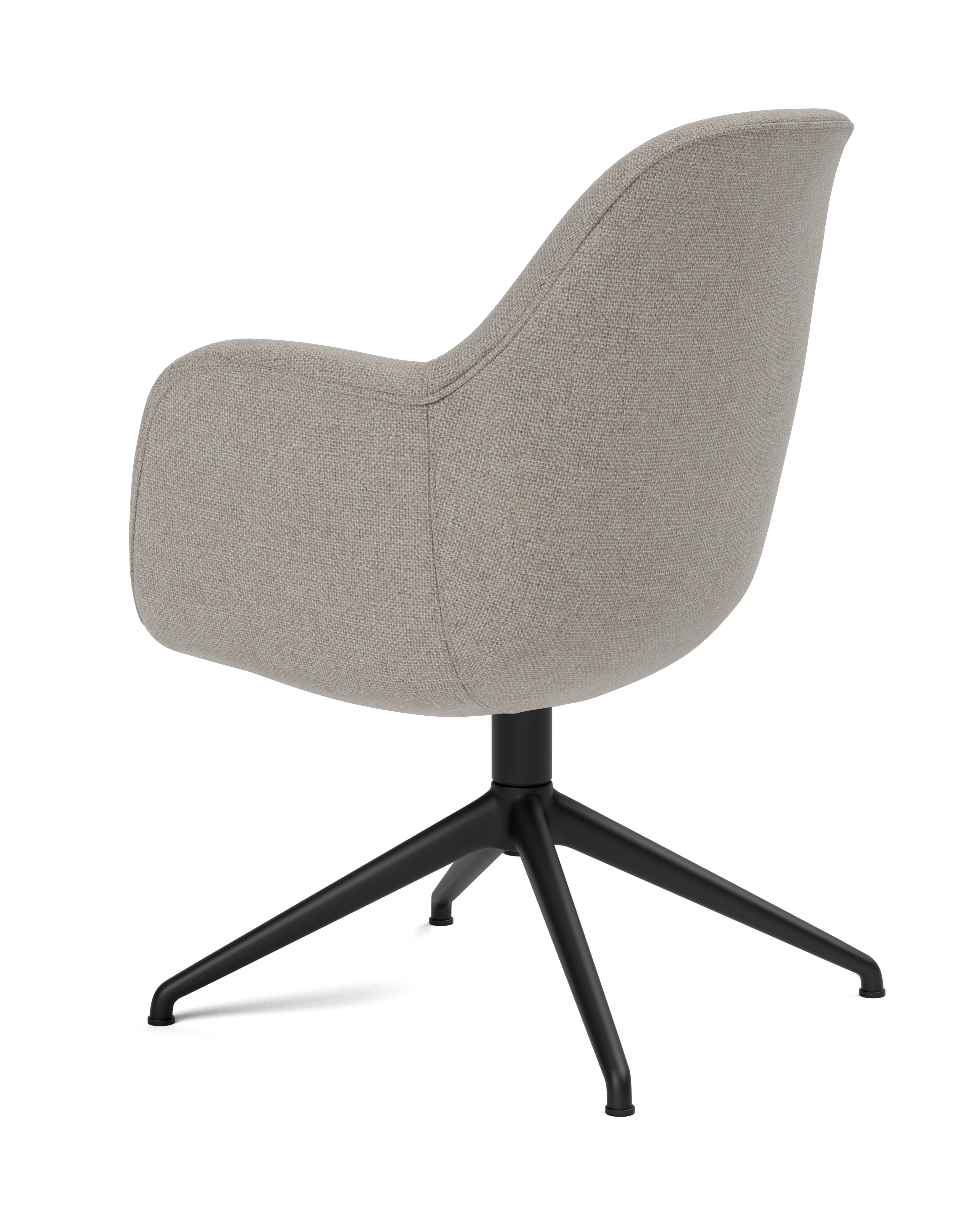 Silla de comedor Swoon con base giratoria