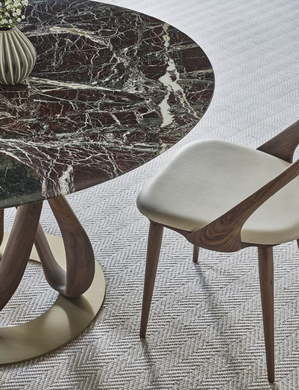 Mesa de comedor redonda Infinity