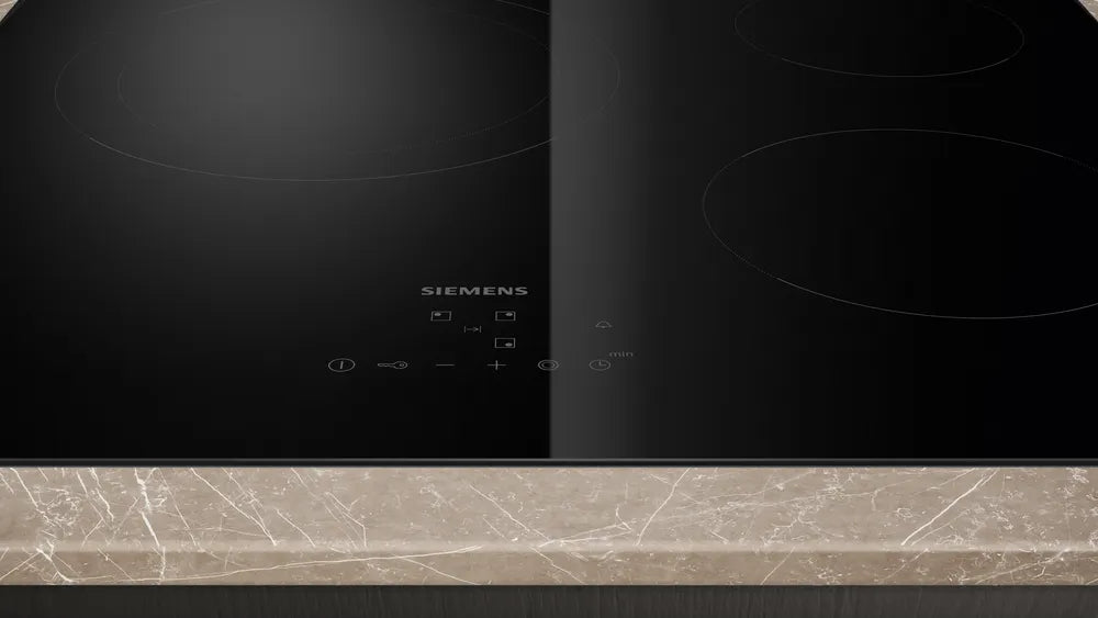60 cm Black ceramic hob without profiles