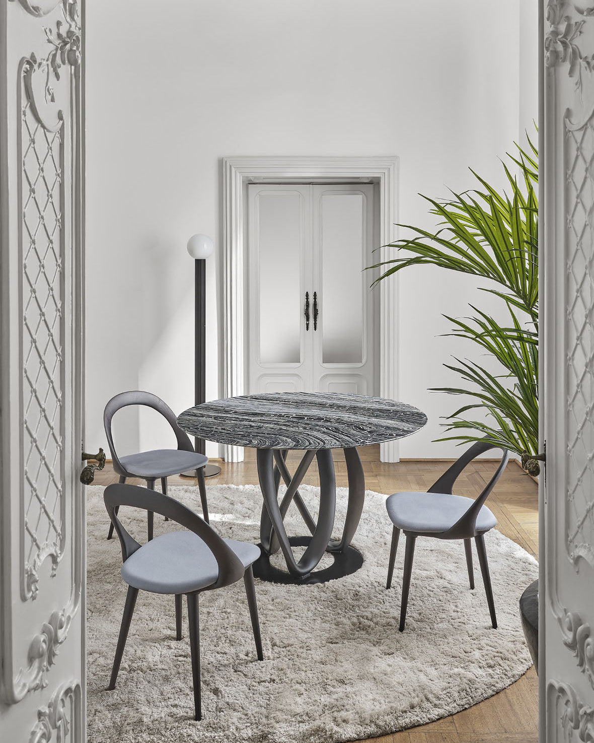 Mesa de comedor redonda Infinity