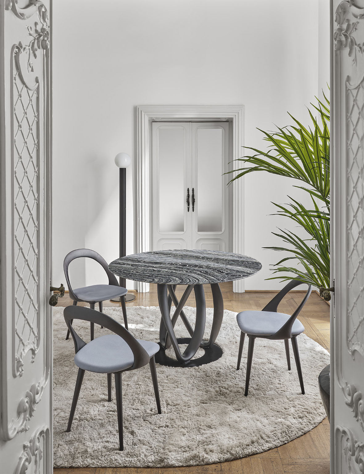 Mesa de comedor redonda Infinity