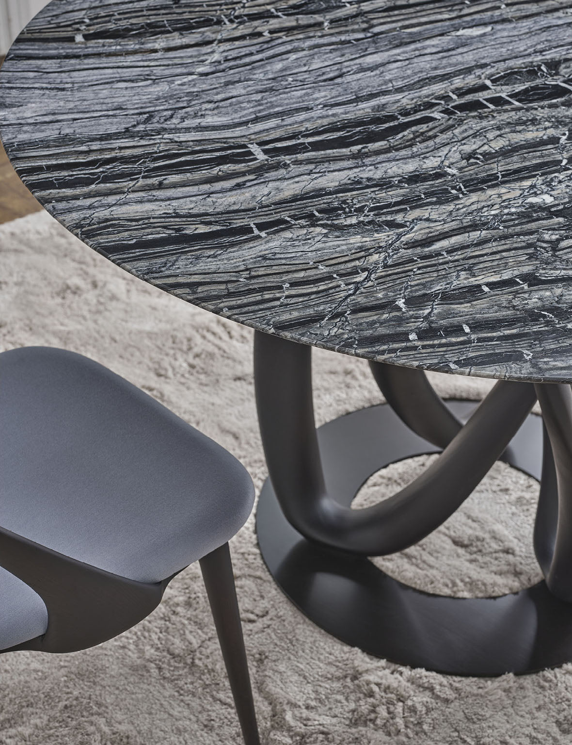 Mesa de comedor redonda Infinity