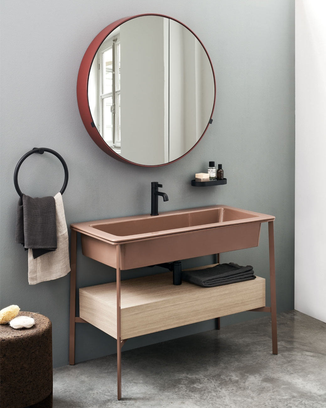 Catino Rectangular Bathroom Vanity Unit