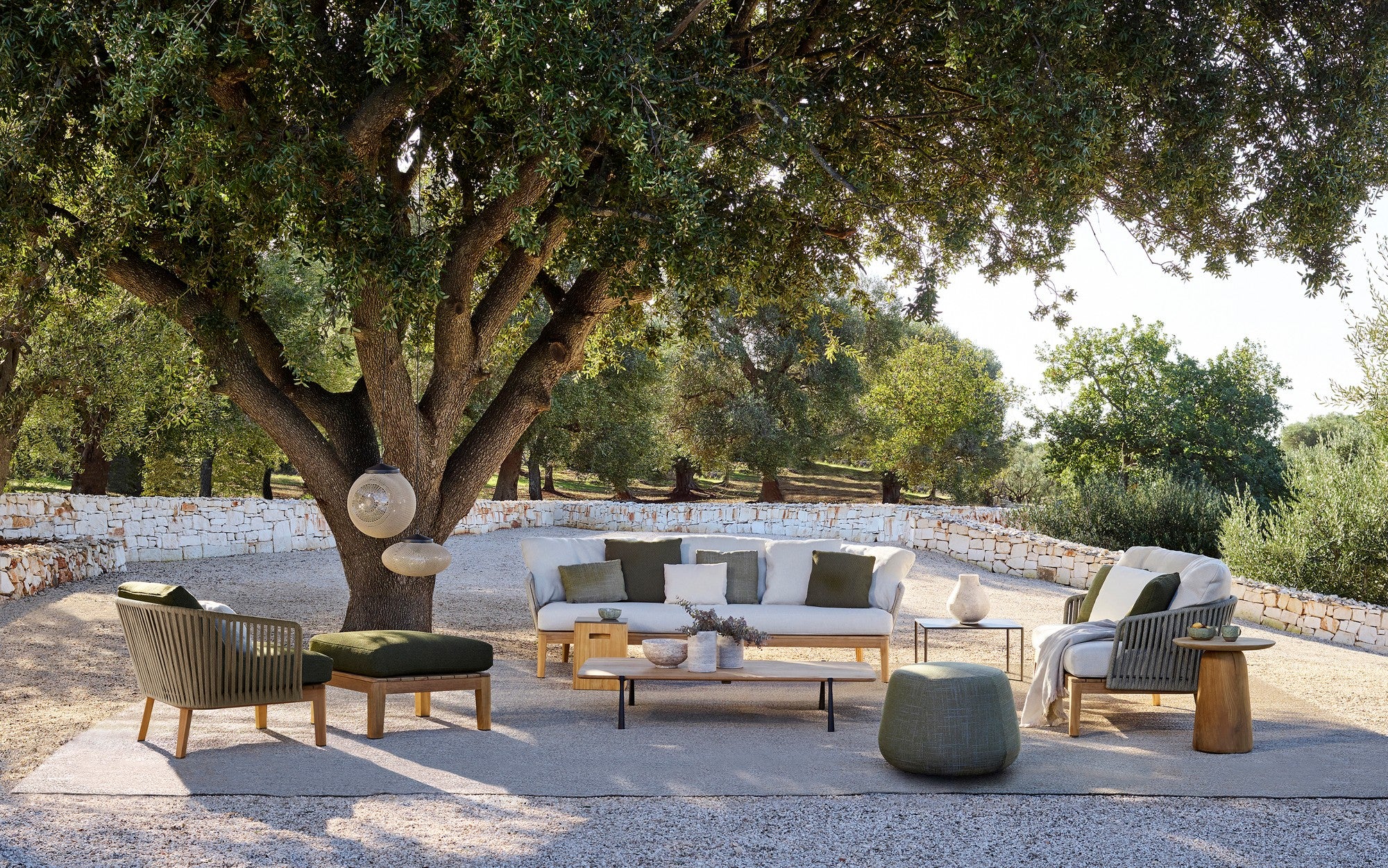 Sofá de exterior de 3 plazas Mood