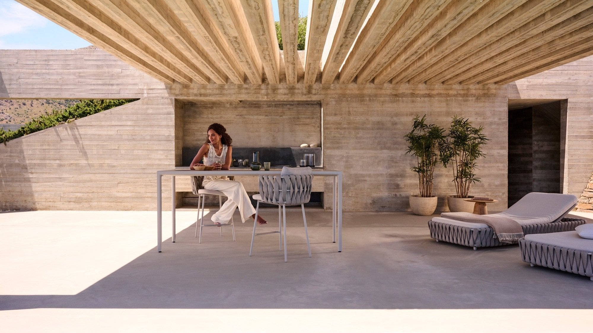 Taburete de exterior Tosca