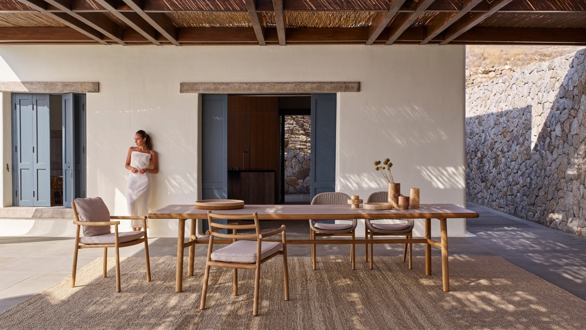 Mesa de comedor para exterior Ukiyo