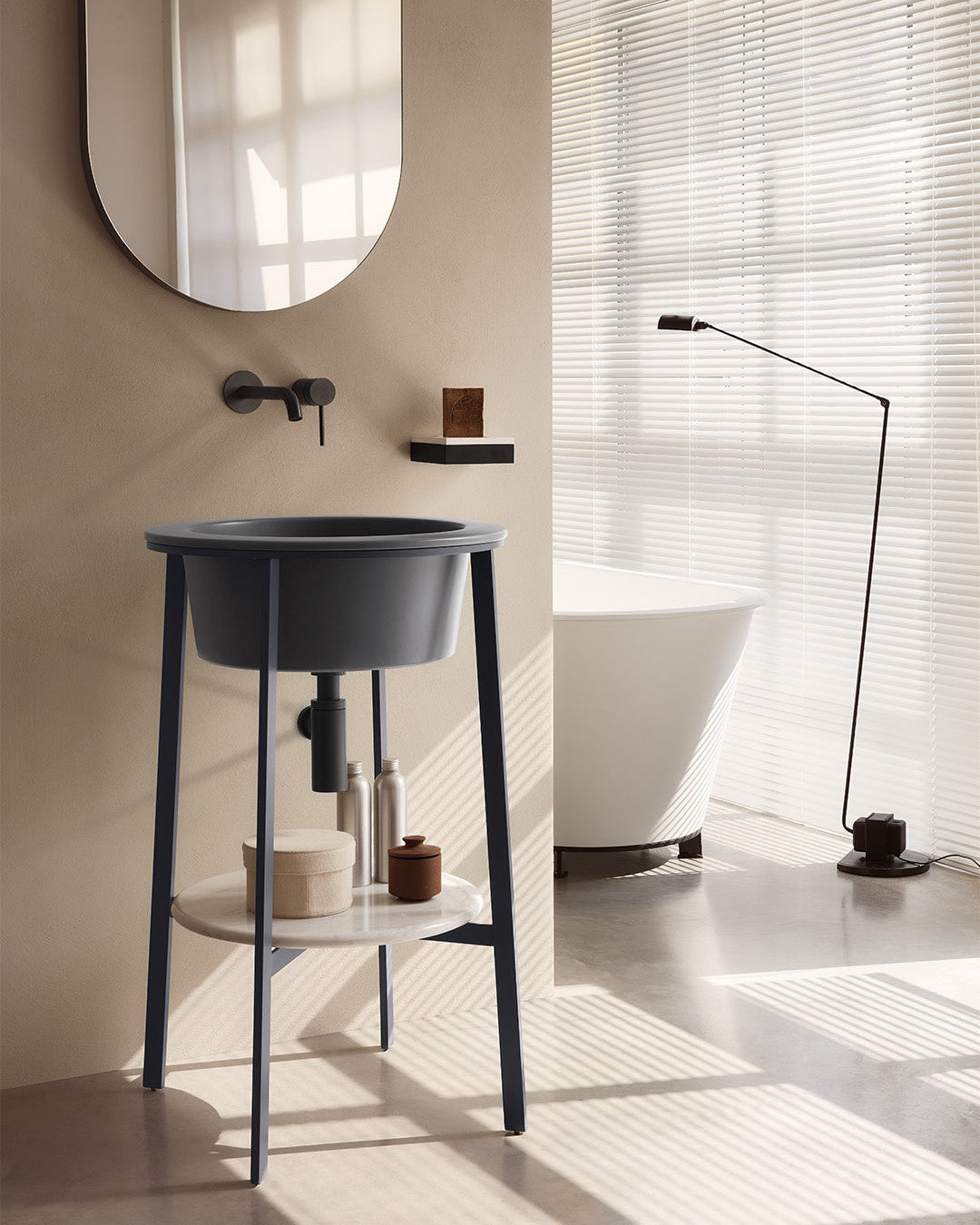 Round Catino Bathroom Vanity Unit