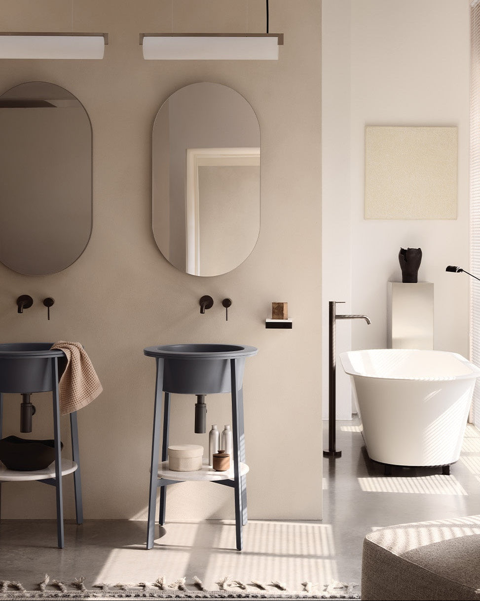 Round Catino Bathroom Vanity Unit