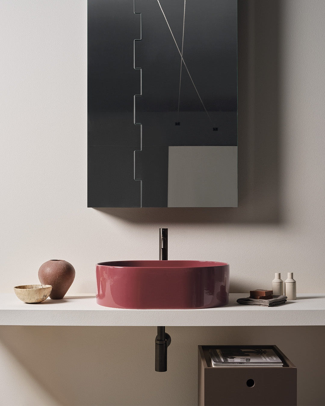 Le Bacinelle oval countertop washbasin