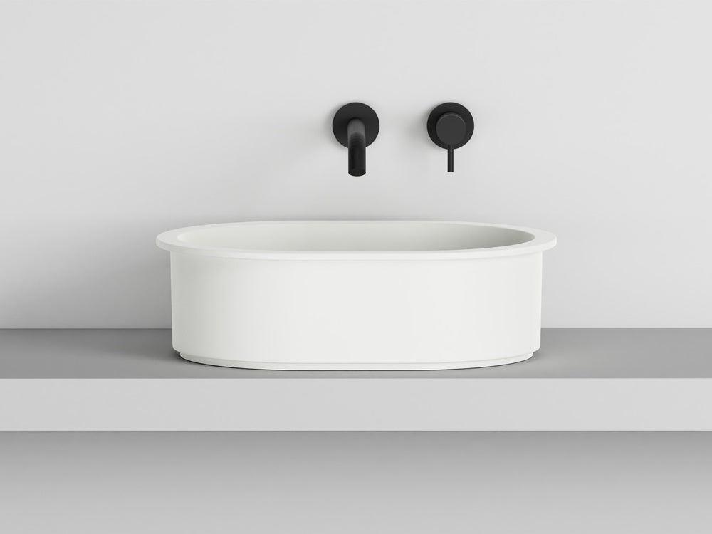 Catino Oval Countertop Washbasin Ø55