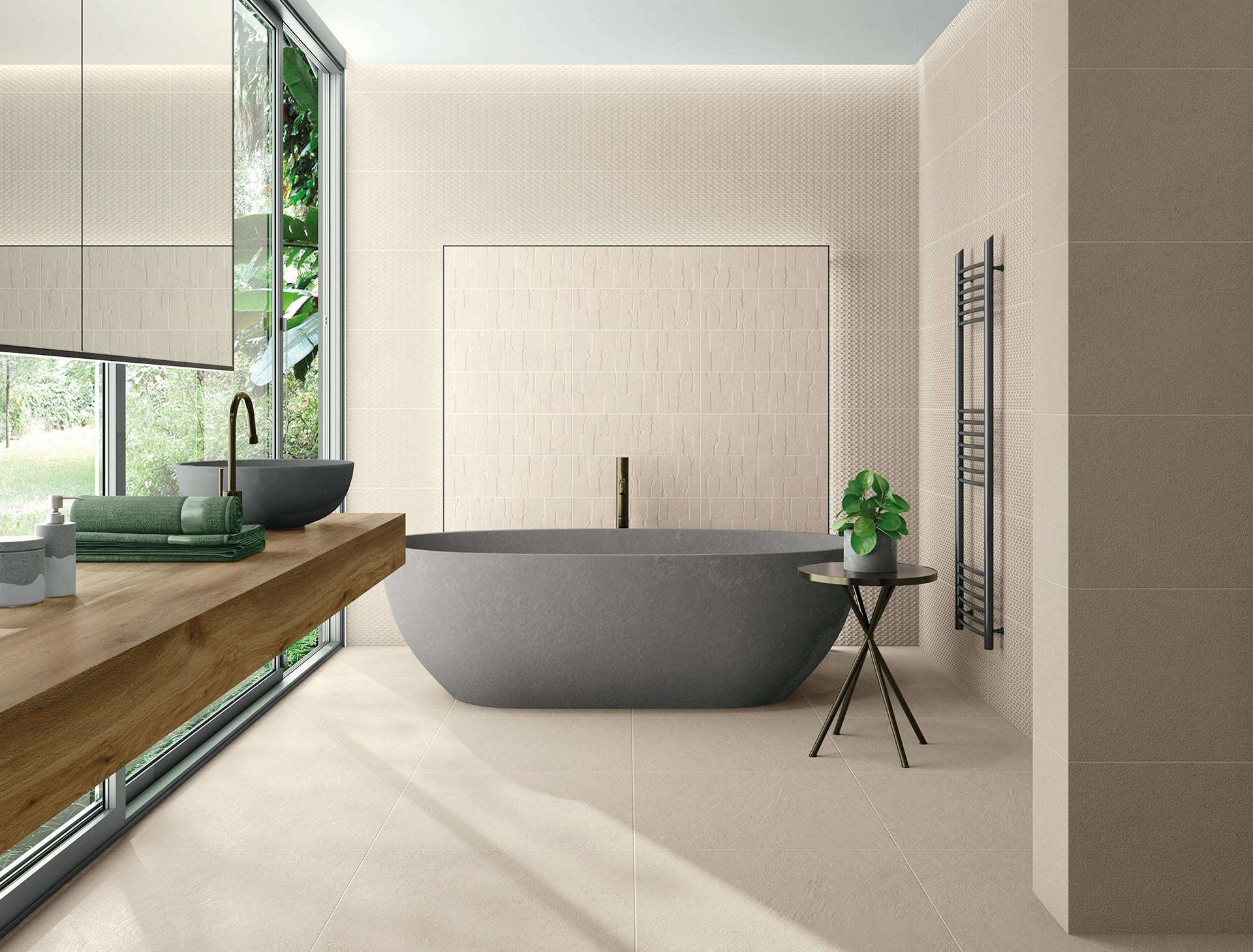 Revestimiento pasta blanca colección Palomastone