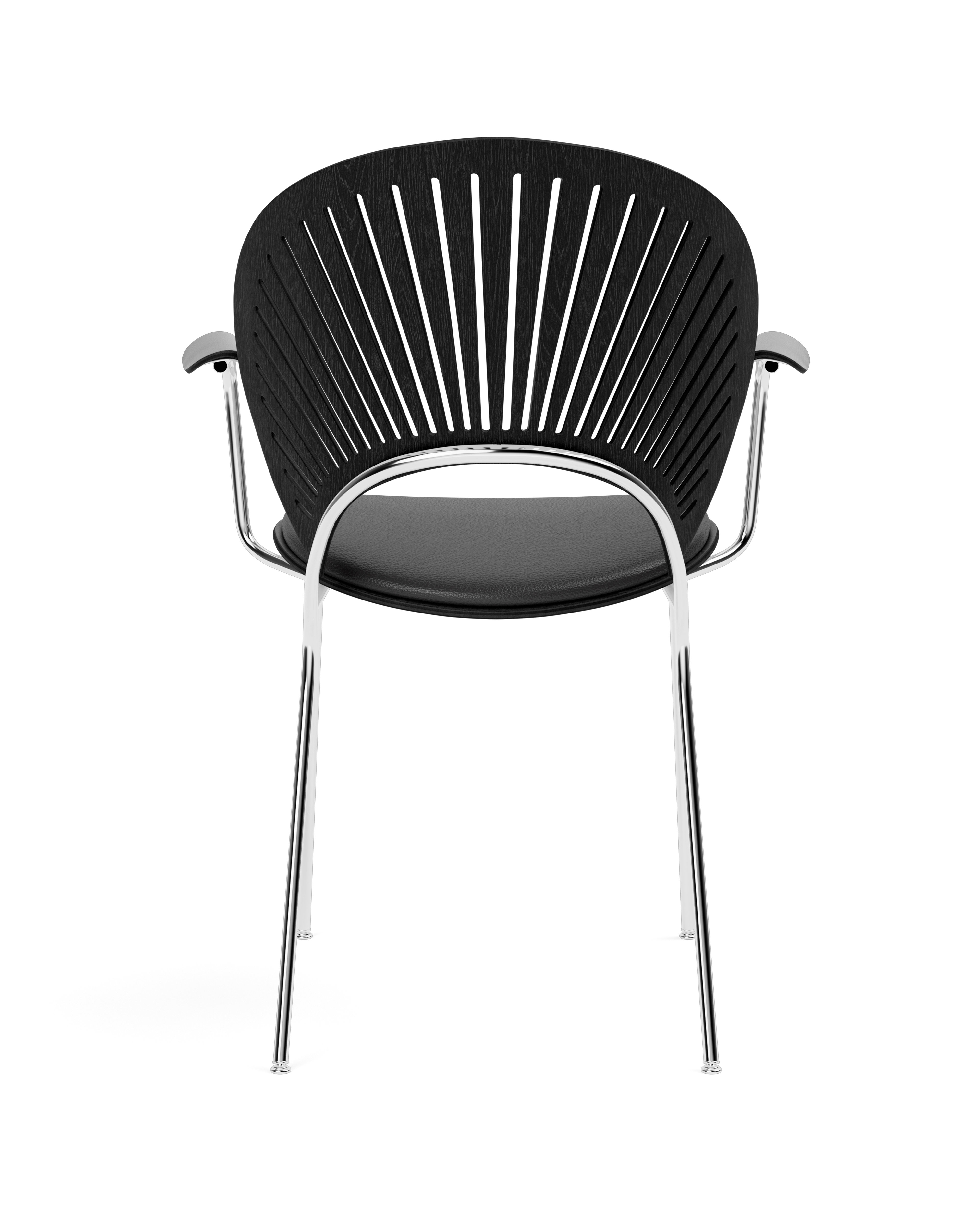 Trinidad chair with arms and upholstered seat