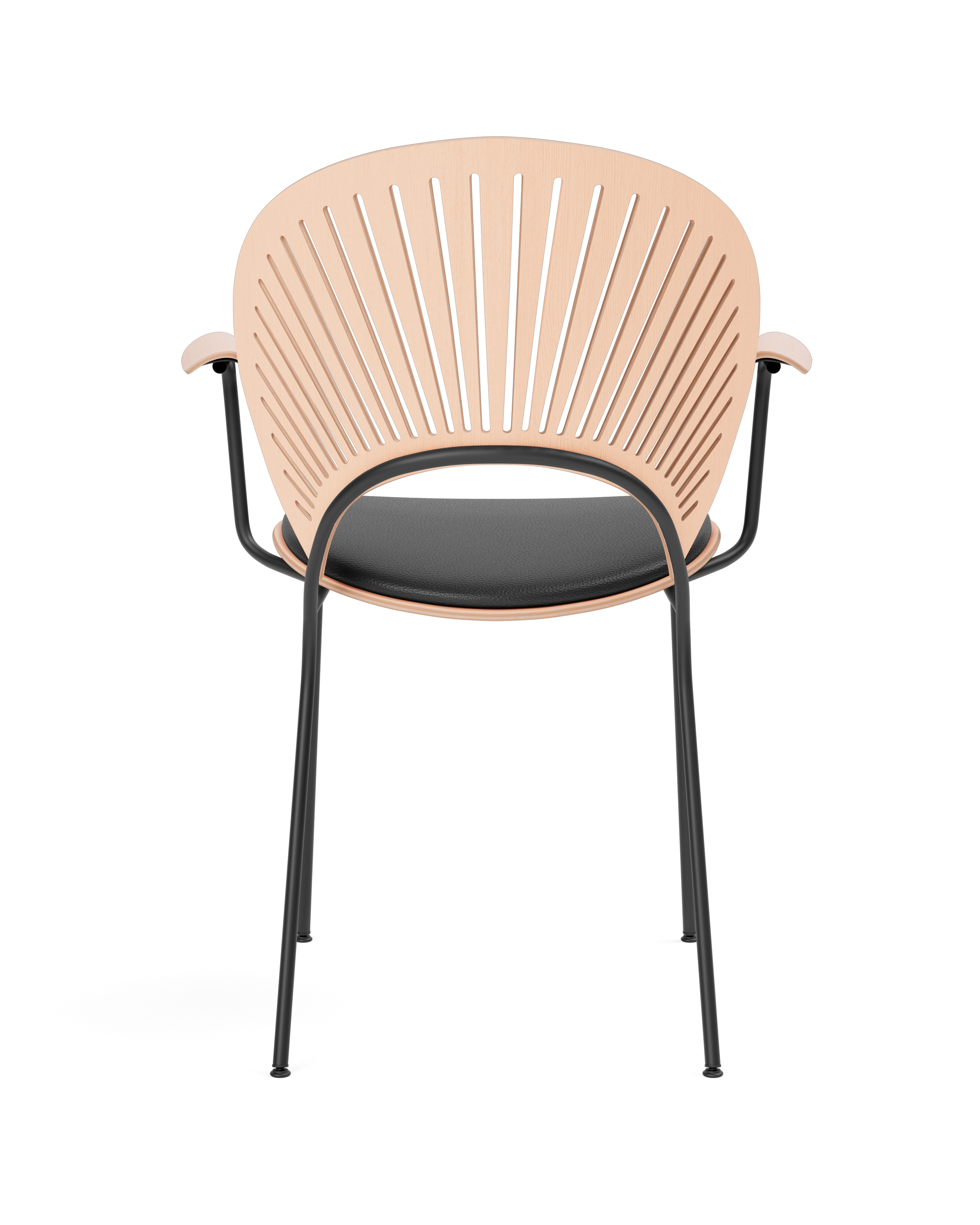 Trinidad chair with arms and upholstered seat