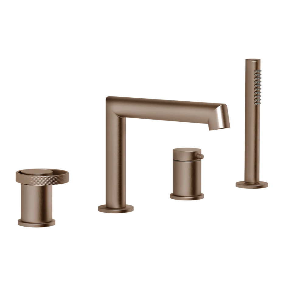 Grifería de bañera monomando con desviador | Colección Anello