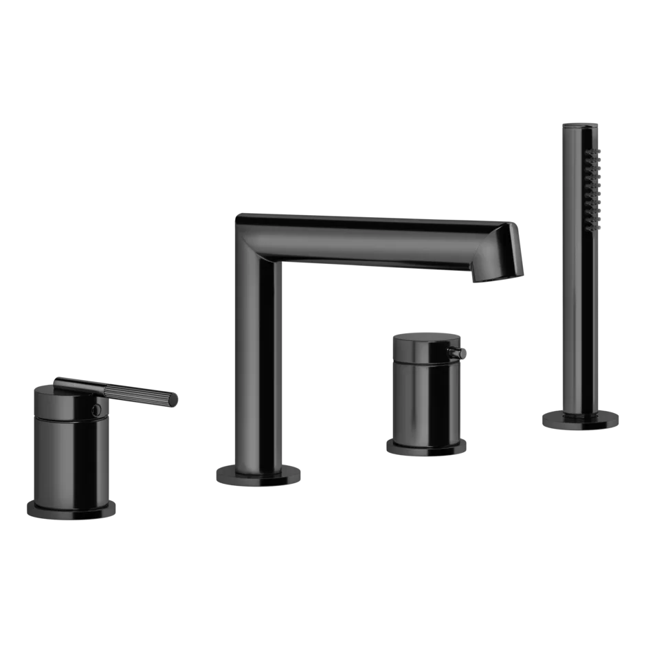 Single-lever bathtub faucet with diverter | Ingranaggio Collection