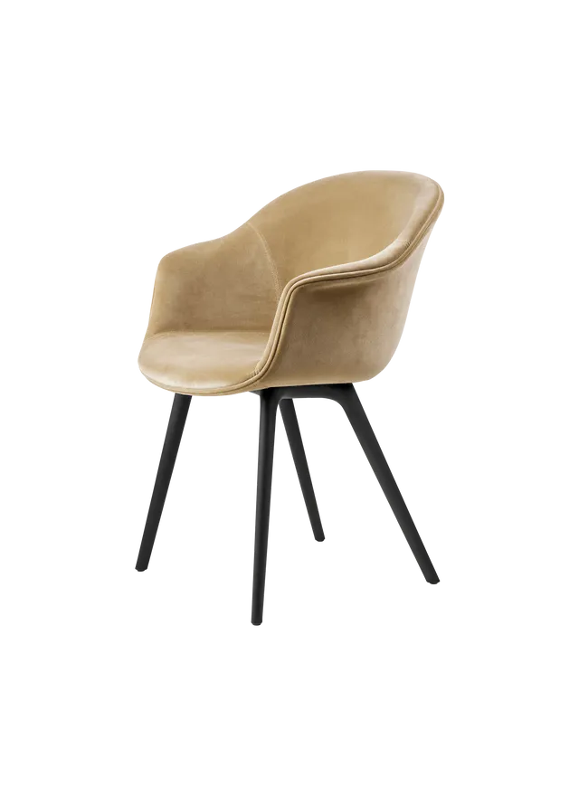 Bat upholstered dining chair