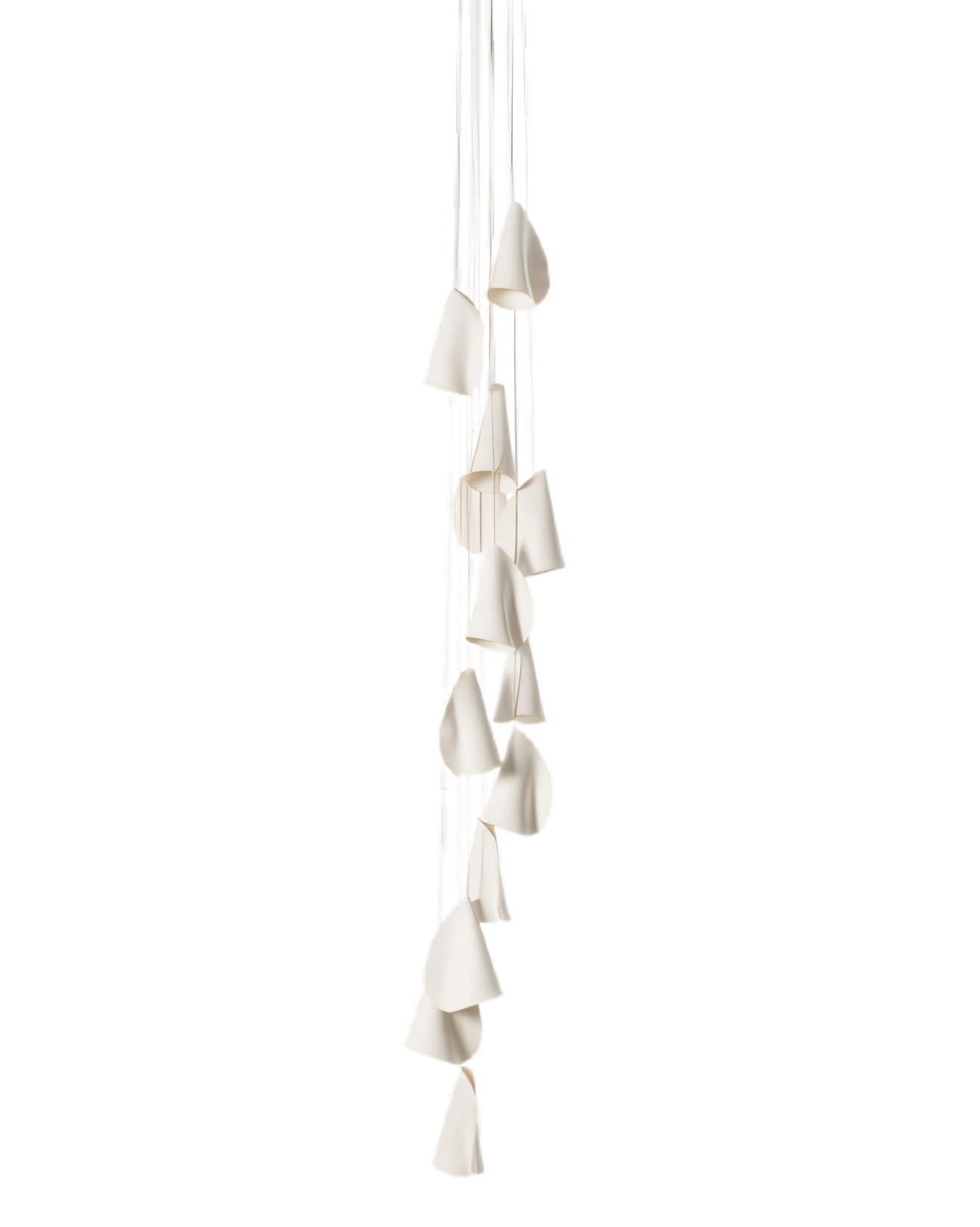 21.13 Cluster Column Ceiling Lamp | White Round