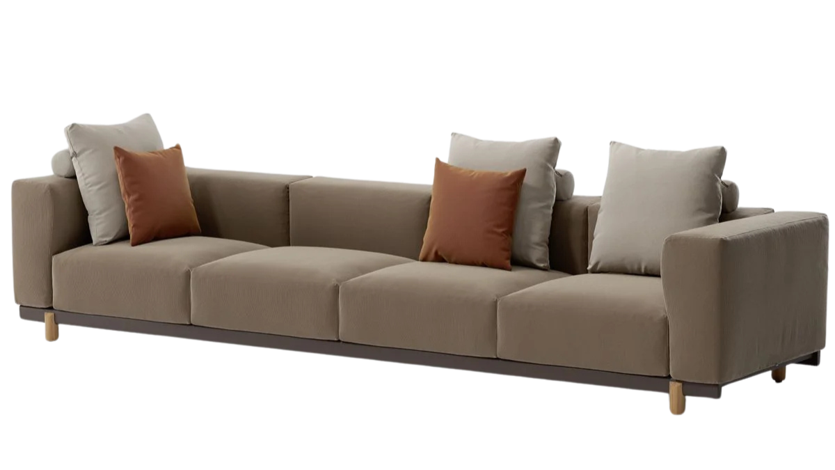 Molo 4-seater sofa | Teak base L01