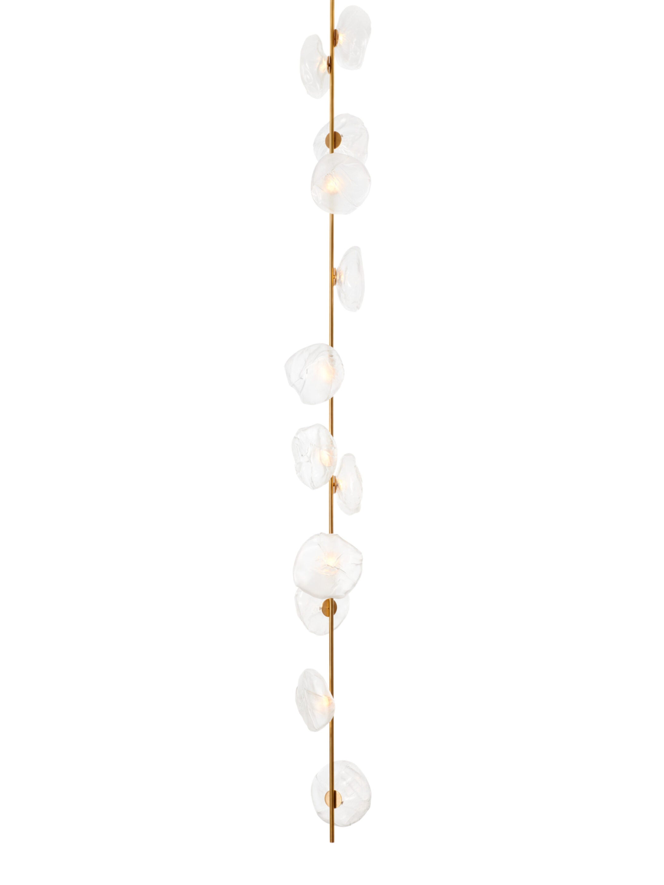 Ceiling lamp 73.12 Stem Ceiling Long Clear | Brass Stem