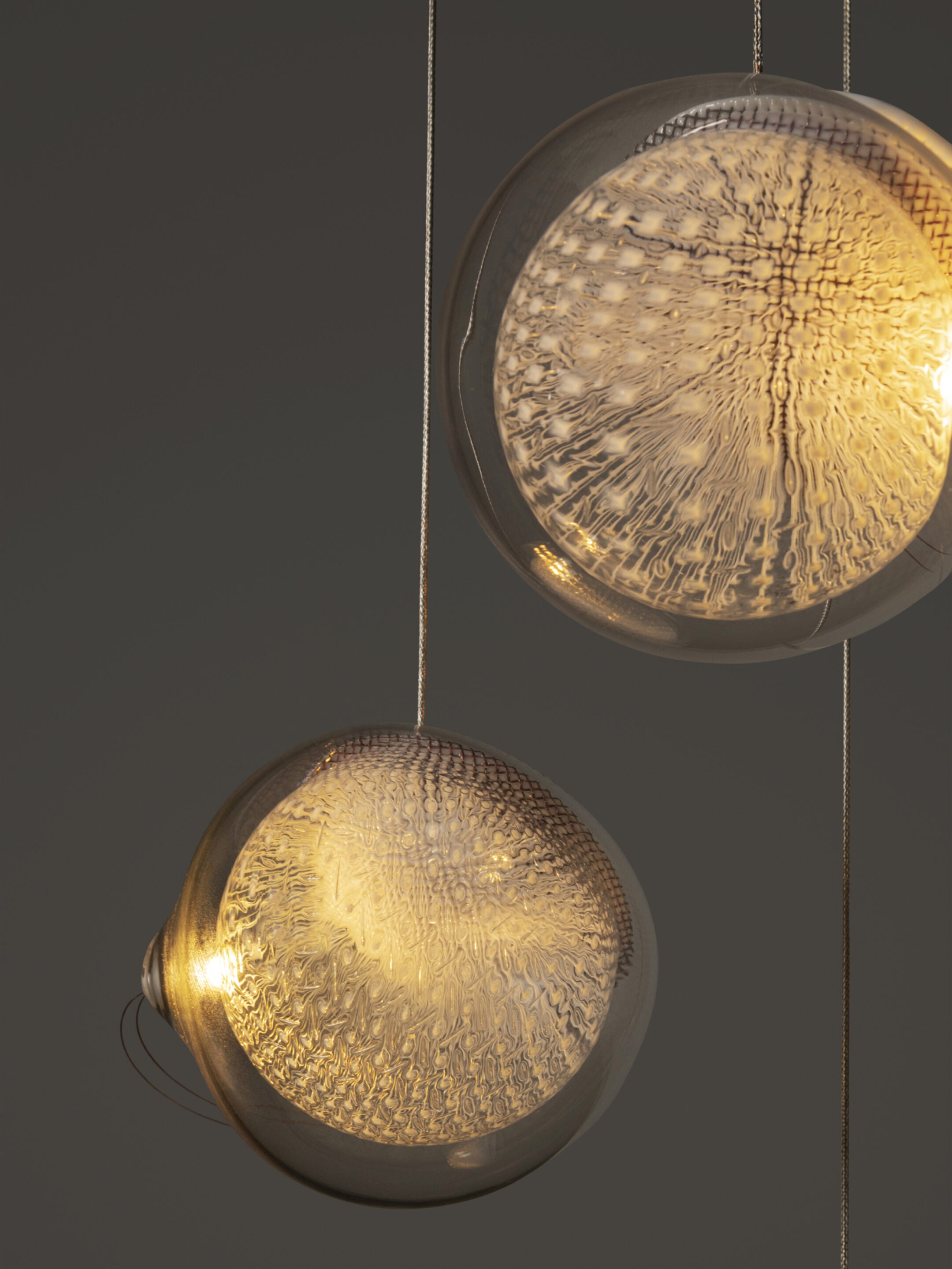 76.61 Cluster Column Ceiling Lamp | Clear