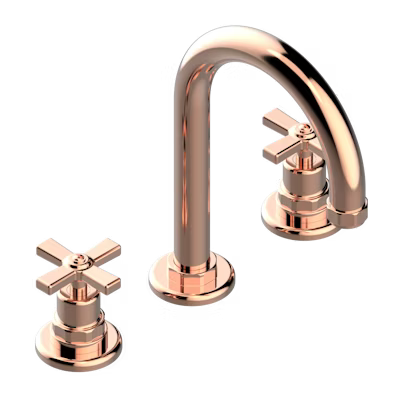Grifo mezclador de lavabo de 3 orificios con desagüe Club Saint Germain
