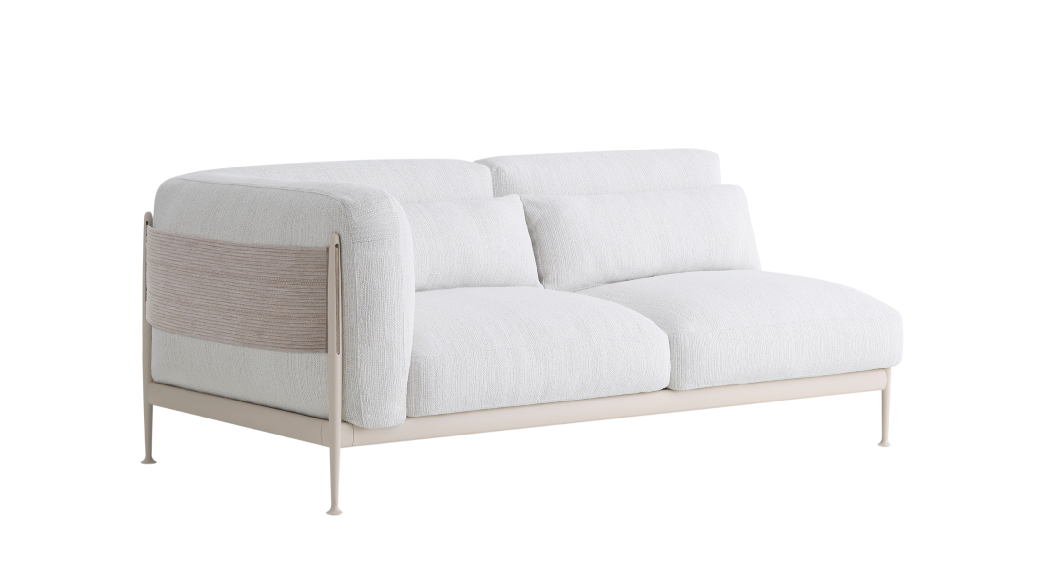 Obi outdoor sofa left side module