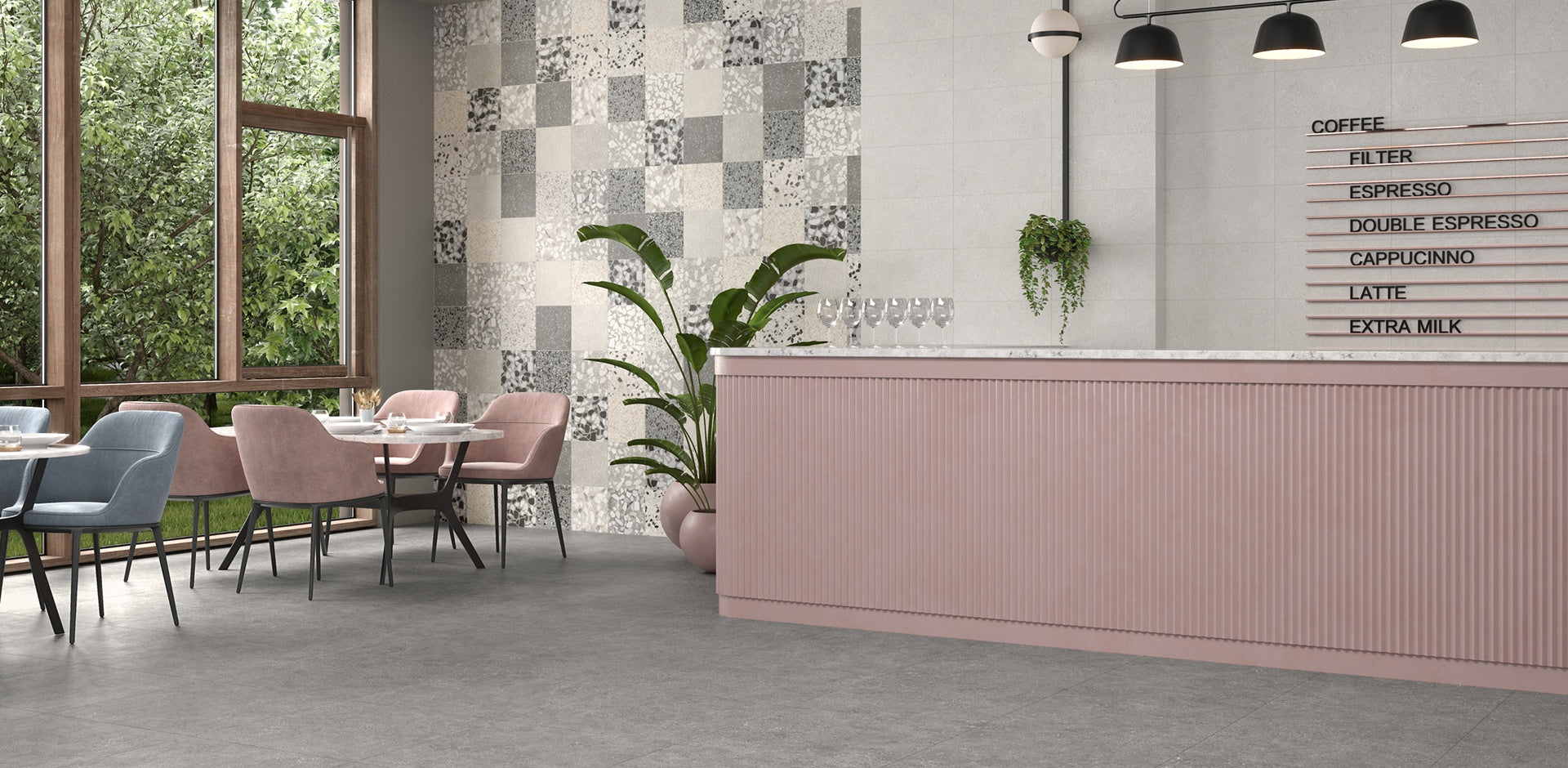 Pavimento porcelánico Kalksten