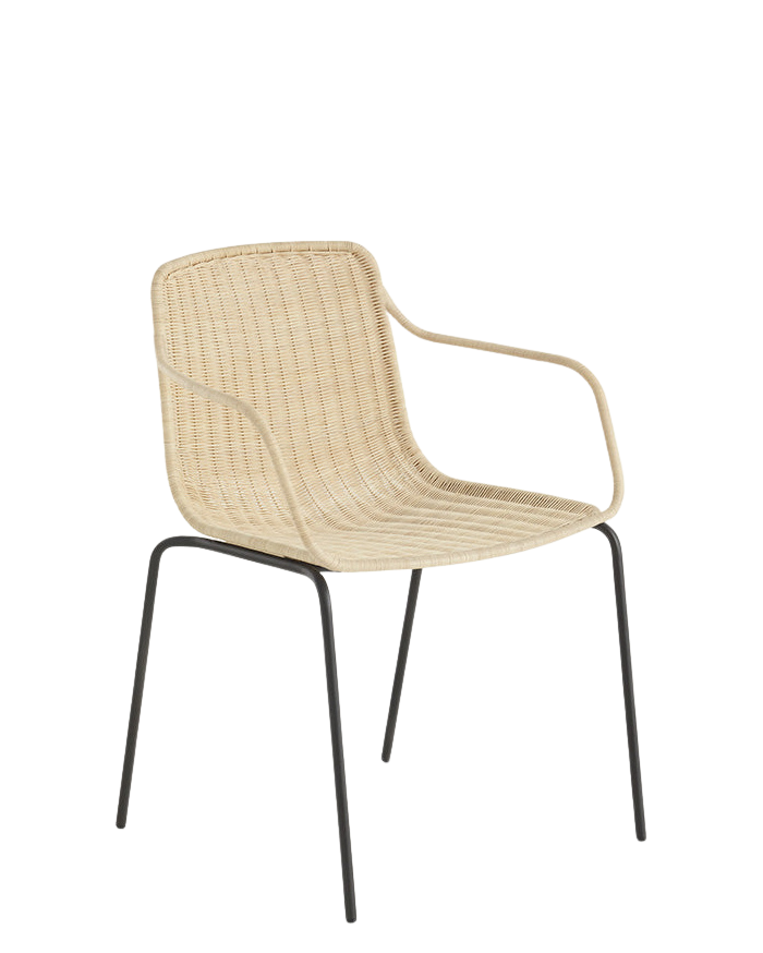 Lapala dining chair with armrests