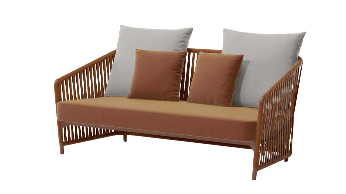 Sofá de 2 plazas Bitta Lounge Bela Rope | Cuerda Z07